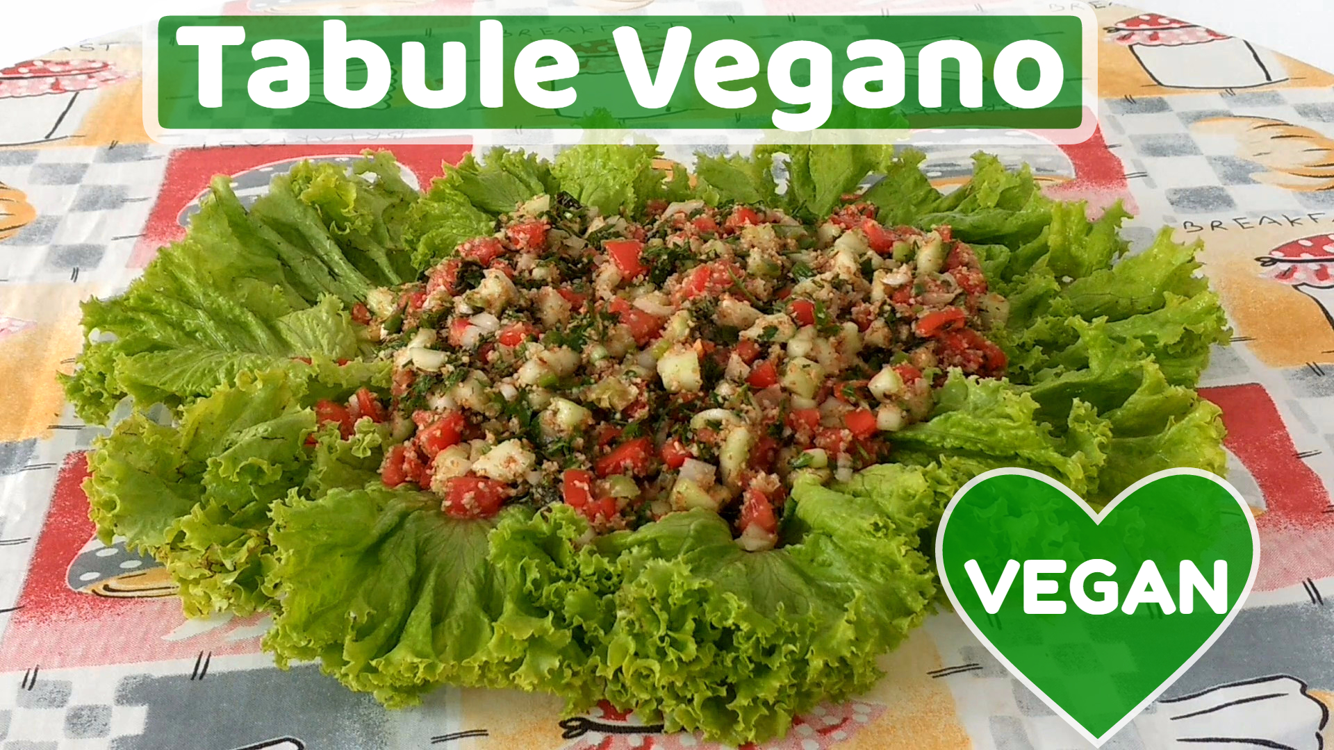 Como Fazer TABULE VEGANO Comida Árabe Vegana – Receitas Veganas