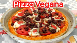 PIZZA VEGANA DELICIOSA COM QUEIJO VEGANO  – Aprenda Como Fazer PIZZA VEGANA Receita Fácil