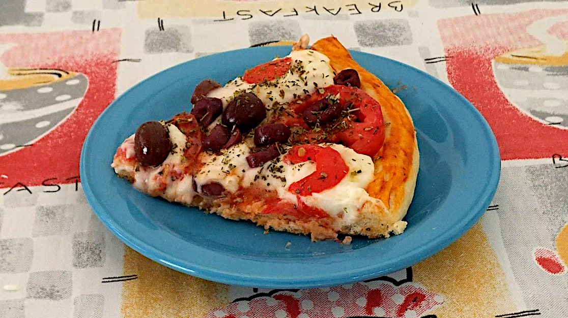 Pizza Vegana FATIA PERFEITO no Prato KatiaVegana